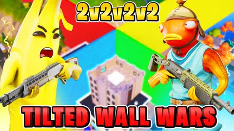 TILTED WALL WARS ⭐2v2v2v2