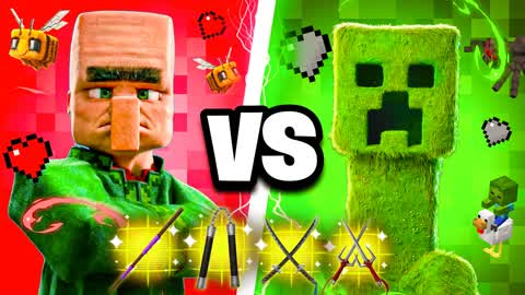 CHAOS TMNT MINE RED VS BLUE🔴🔵