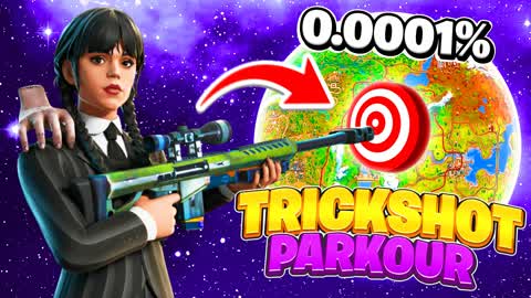 WEDNESDAY 🖤 TRICKSHOT PARKOUR 100+ 🎯