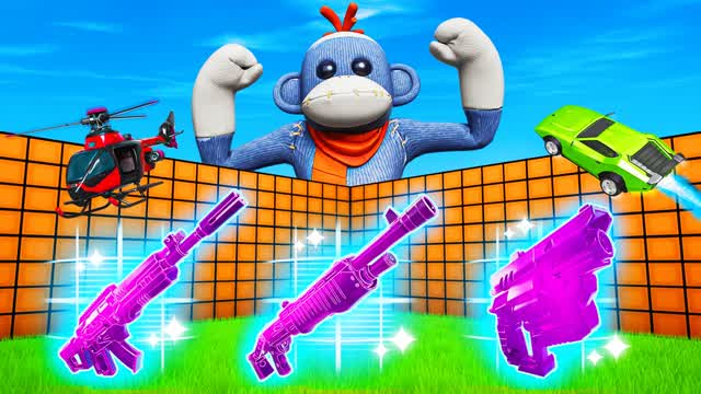 ALL GUNS 1V1 | CRAZY FREE FOR ALL