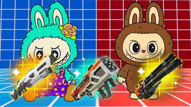 LABUBUBU⭐️ RED VS BLUE🔴🔵