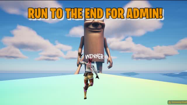 RUN TO THE END FOR ADMIN!