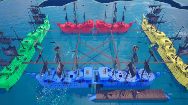 (Non Physics) ☠Pirates Ship BrickBattle⚔