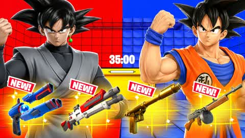GOKU VS GOKU BLACK RVB RED VS BLUE 🔴🔵