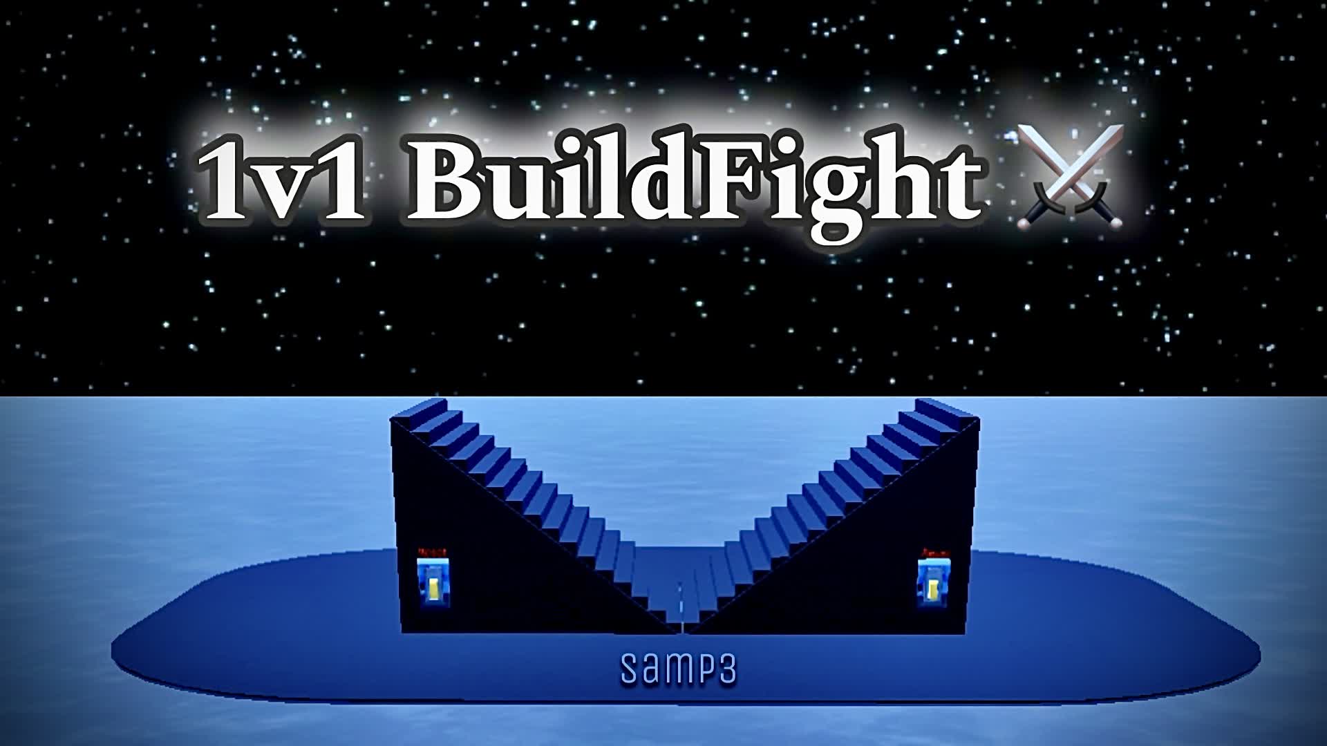 1v1 BuildFight sur l'eau
