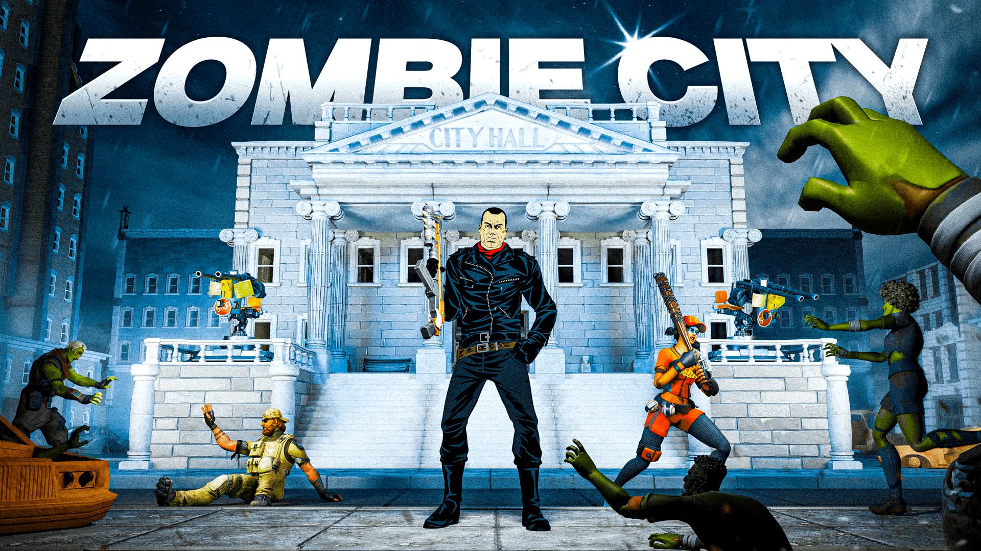 ZOMBIE CITY 🧟 1-4 PLAYERS