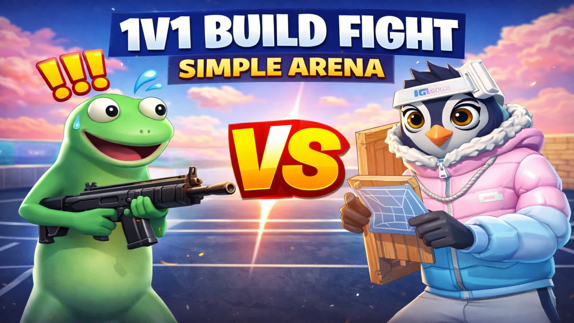 1V1ビルドファイト — シンプルアリーナ