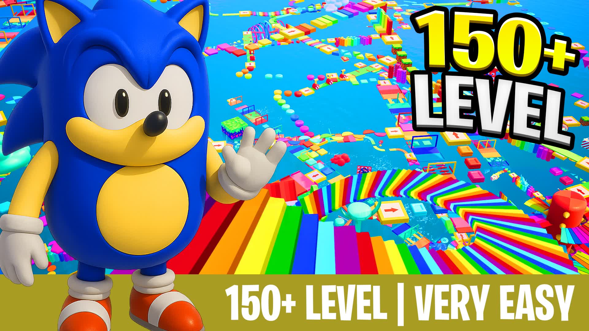 🌈 CHAOS OBBY PARKOUR - 150+ LEVEL🌈
