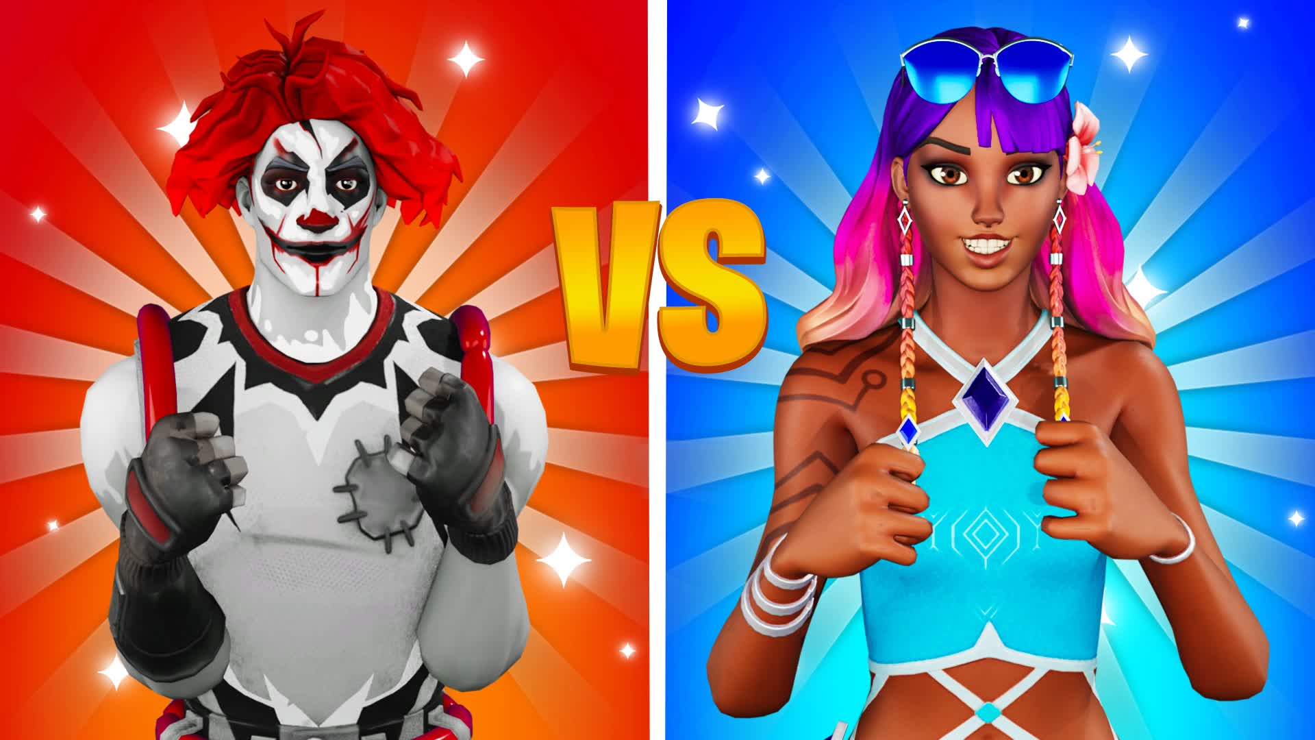 CRAZY RED VS BLUE 🔴🔵