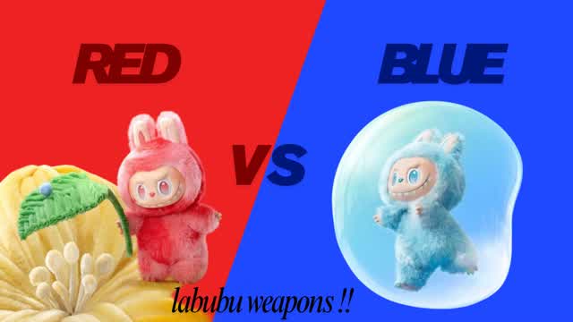 super labubu red vs blue