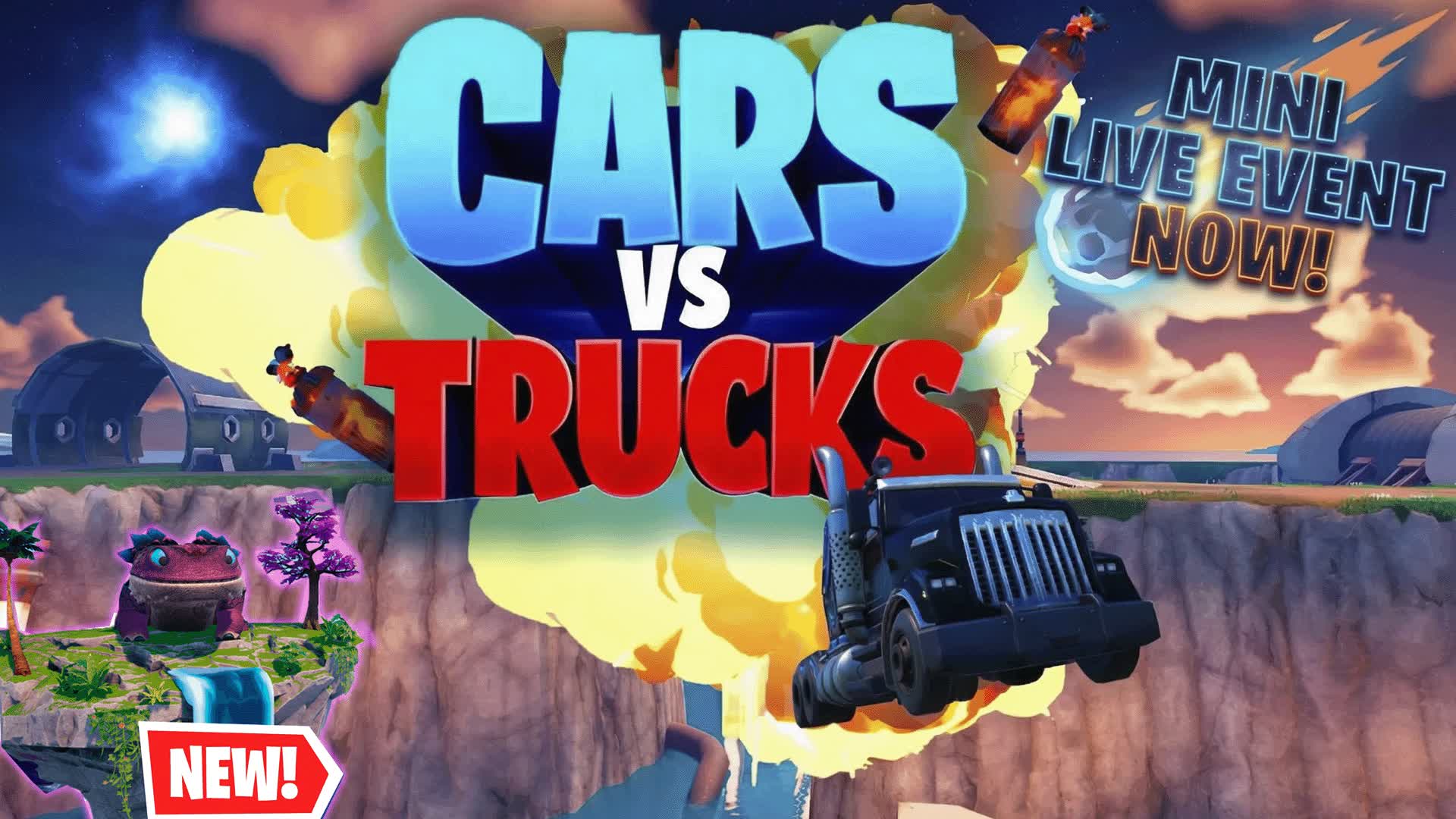 CARS VS TRUCKS - MINI LIVE EVENT! 🌠