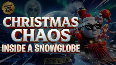 CHRISTMAS CHAOS INSIDE A SNOWGLOBE