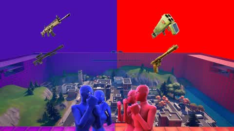 GIANT RED vs BLUE - Tilted Towers