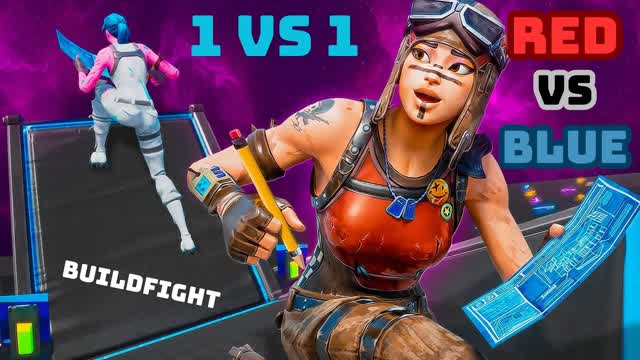 BUILD FIGTH 1V1 RED VS BLEUE