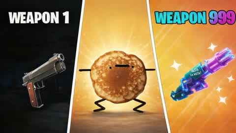 GUN GAME PUNCAKE | NEW GUNS