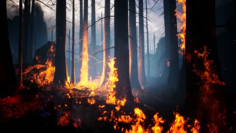 FFA & PvE Realistic Burning Forest