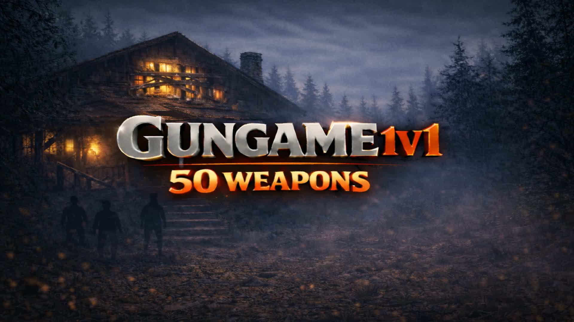 🌲CHALET OF SHADOWS 🏡 Gun Game 1V1