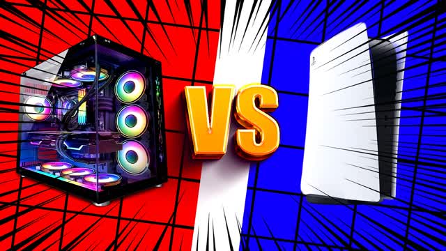 SUPER PC VS CONSOLE RED VS BLUE 🔴🔵
