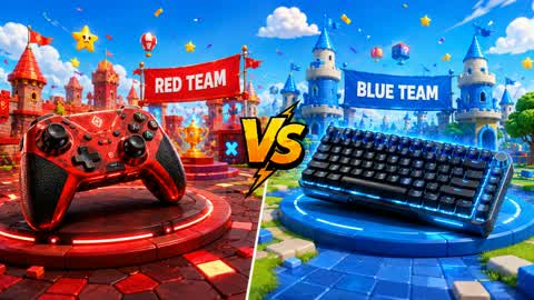 Red vs Blue Candy Treasure Race