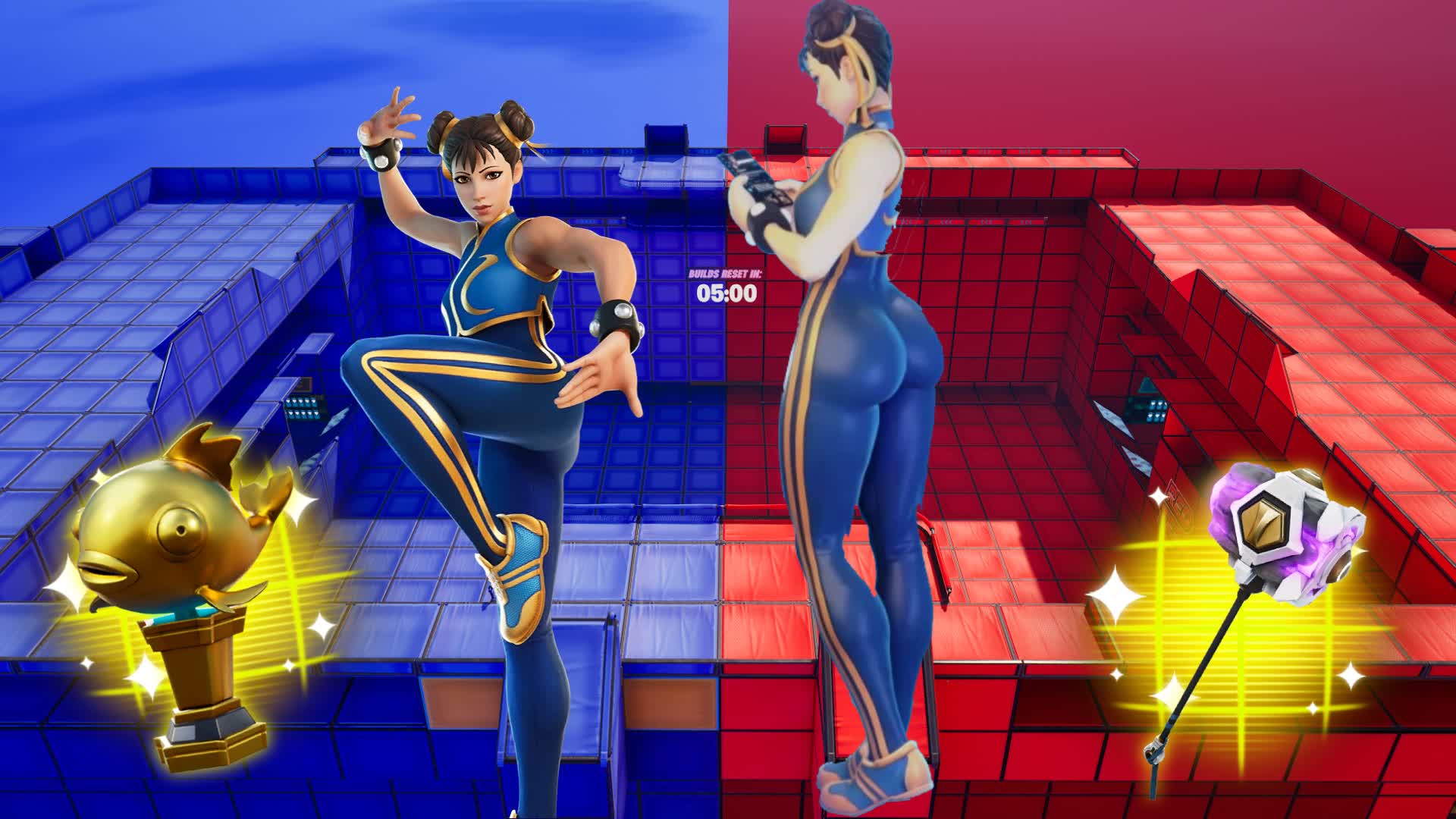 HIPER RED VS BLUE 🔴🔵 WITH SUPERPOWERS