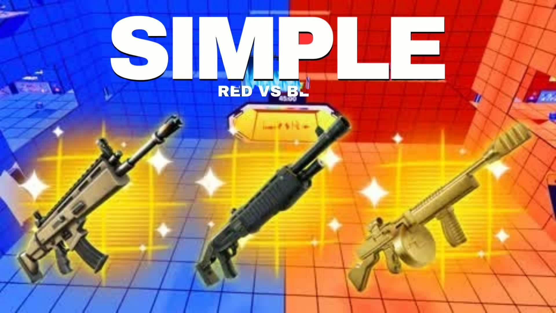 シンプルなレッドvsブルー💥