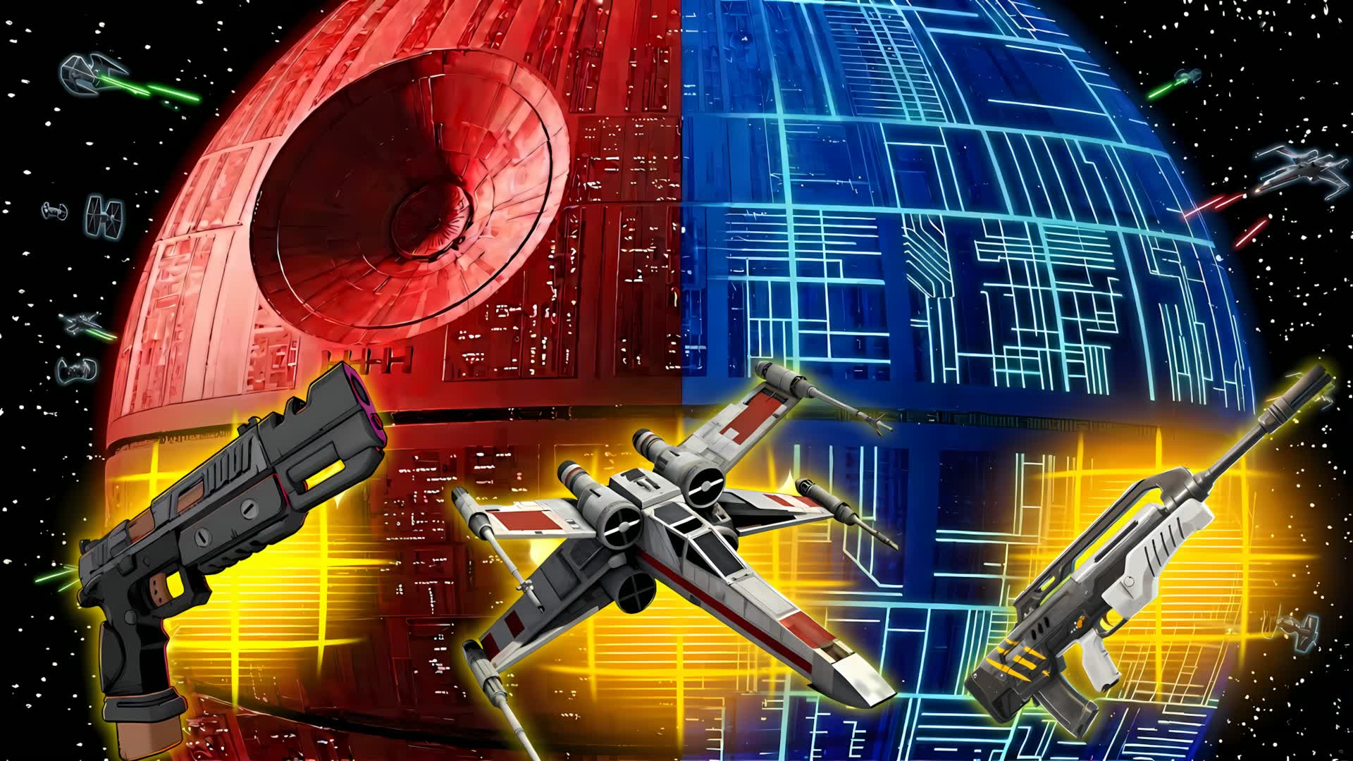 STARWARS RED VS BLUE🔴🔵 100+ WEAPONS🔫
