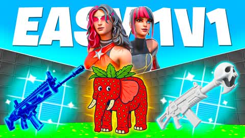 EASY 1V1 🎯 ALL GUNS & VEHICLES 🎯