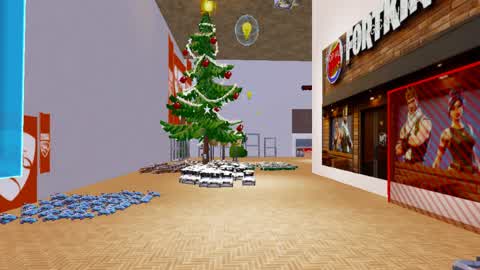 prop hunt santa house xmas (cache cache)