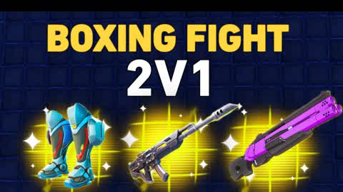 Combat de boxe 2 contre 1