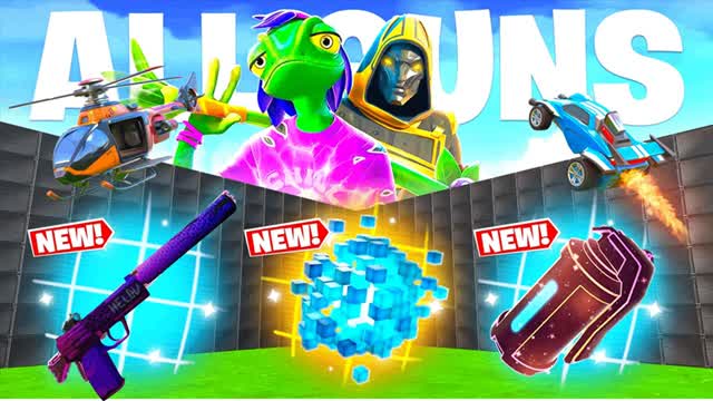 CRAZY ALL GUNS 1V1 FFA & RIDES