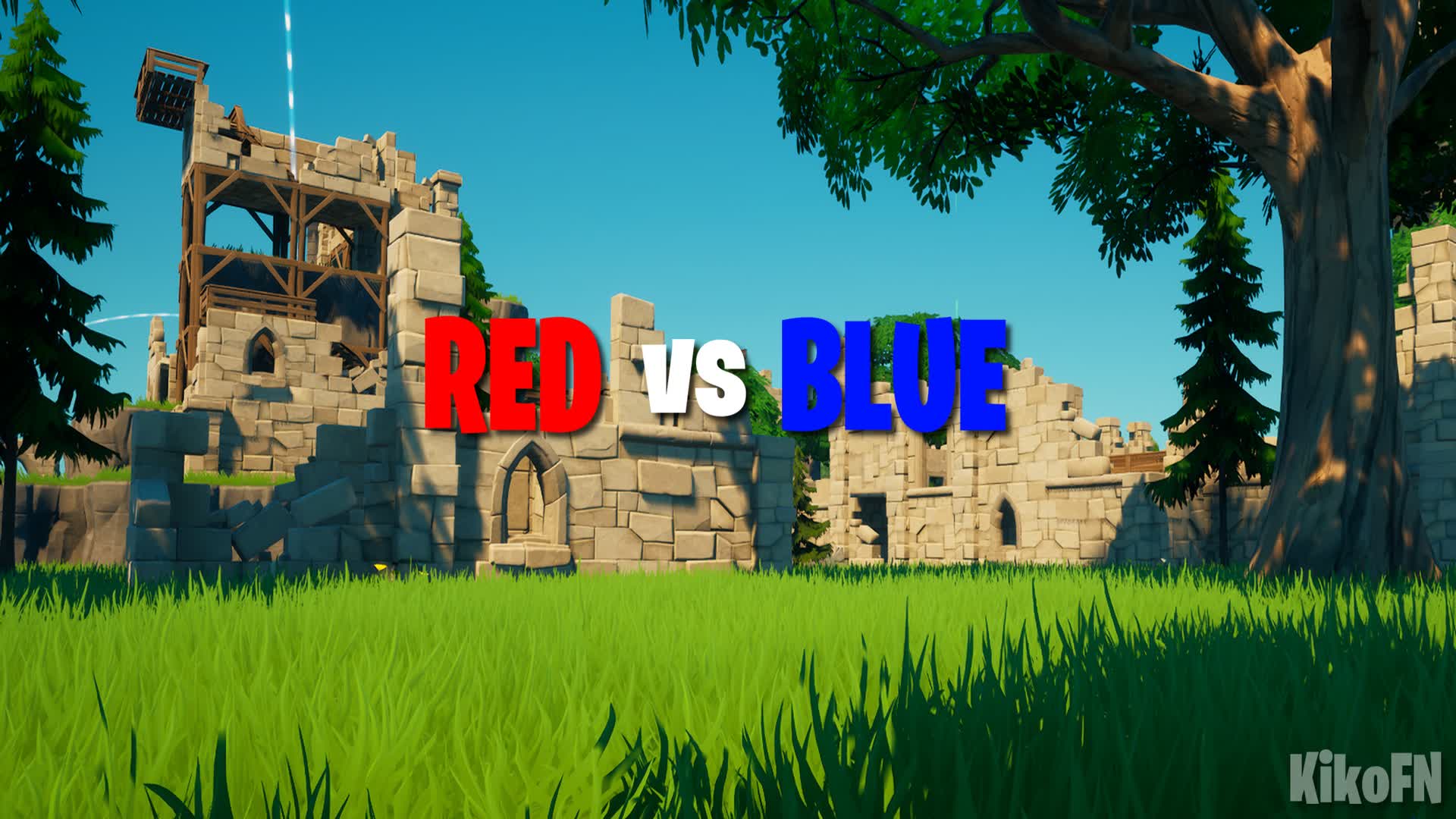 BLUE vs RED TEAM FIGHT!