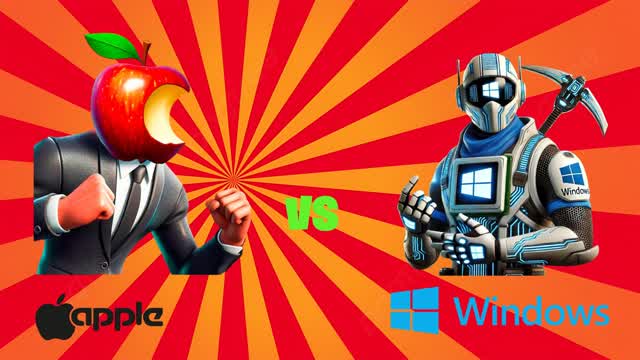 APPLE vs WINDOWS - CRAZY FIGHT -
