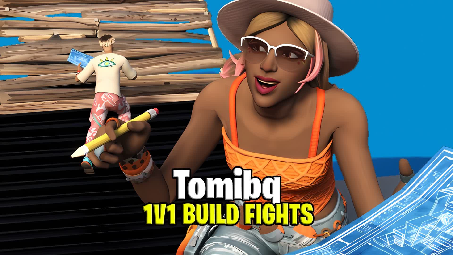 Tomibq 1v1 BUILD FIHGT