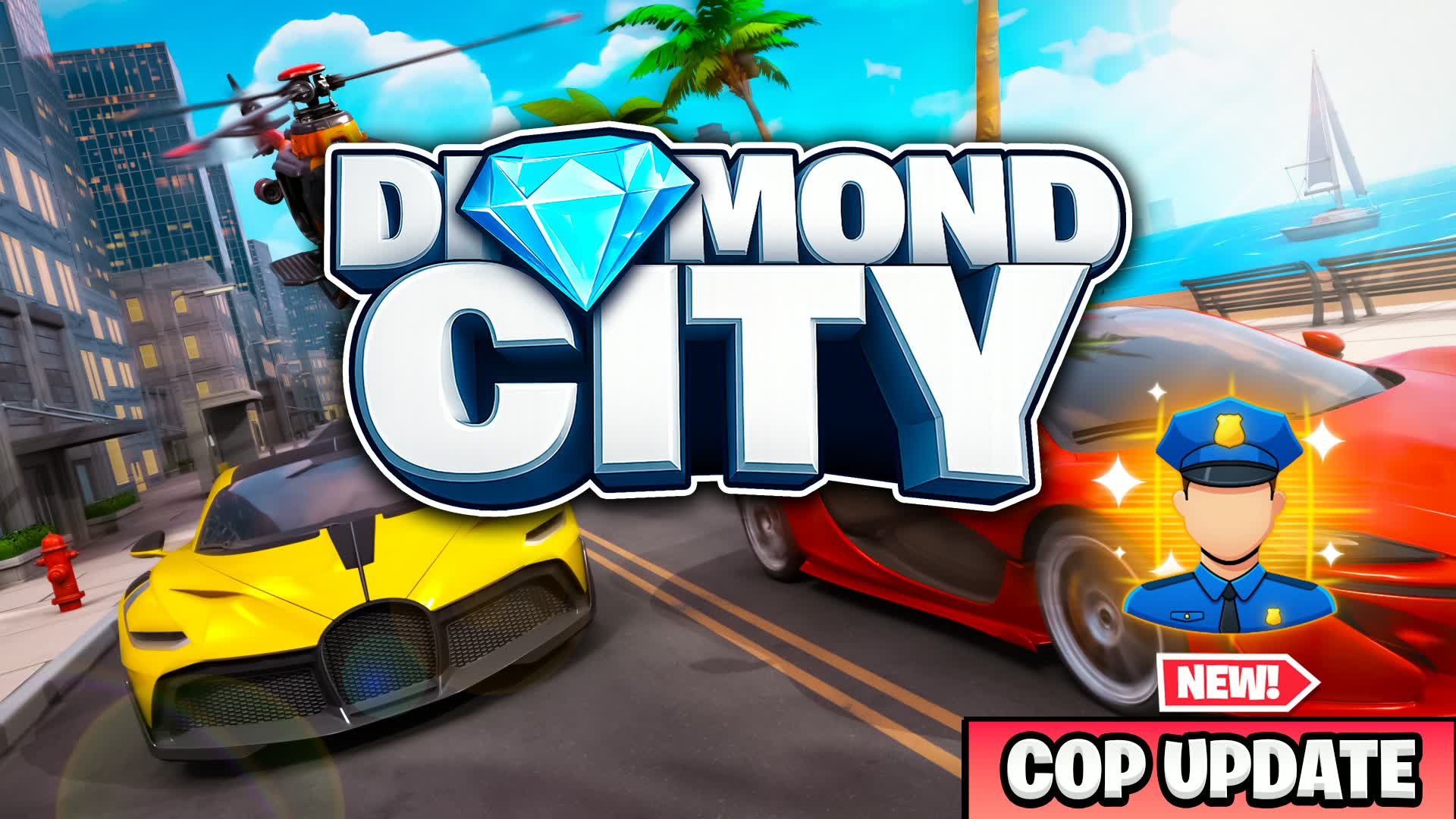 🚔ダイヤモンドシティ - 全武器ドライブRP💎