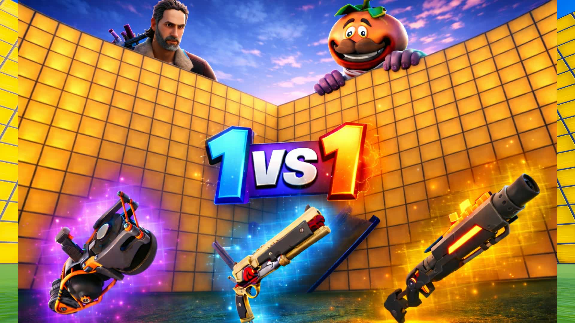 1v1 WITH ALL GUNS AND VEHICLES