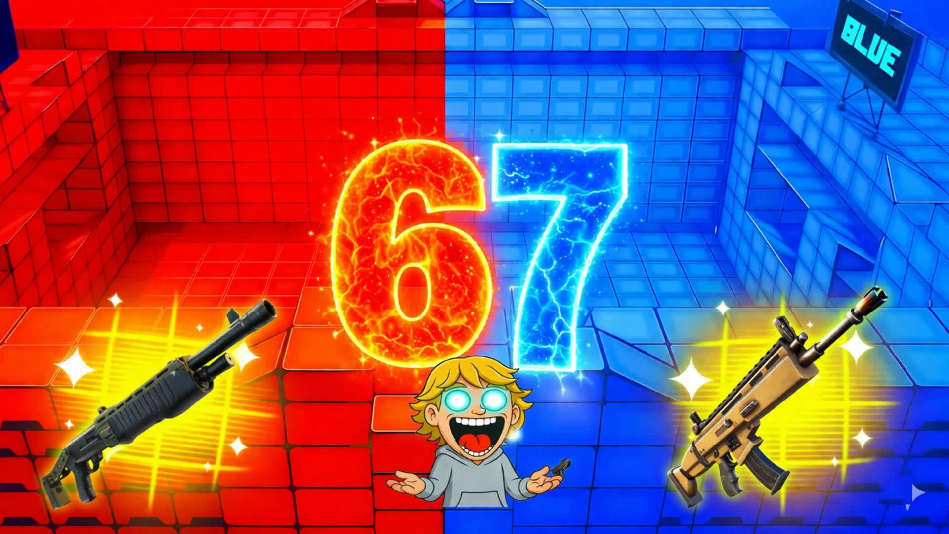 RED VS BLUE 67 π΄π΅(ALL GUNS) AURA MAX