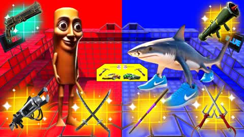 Tung vs tralalero red vs Blue