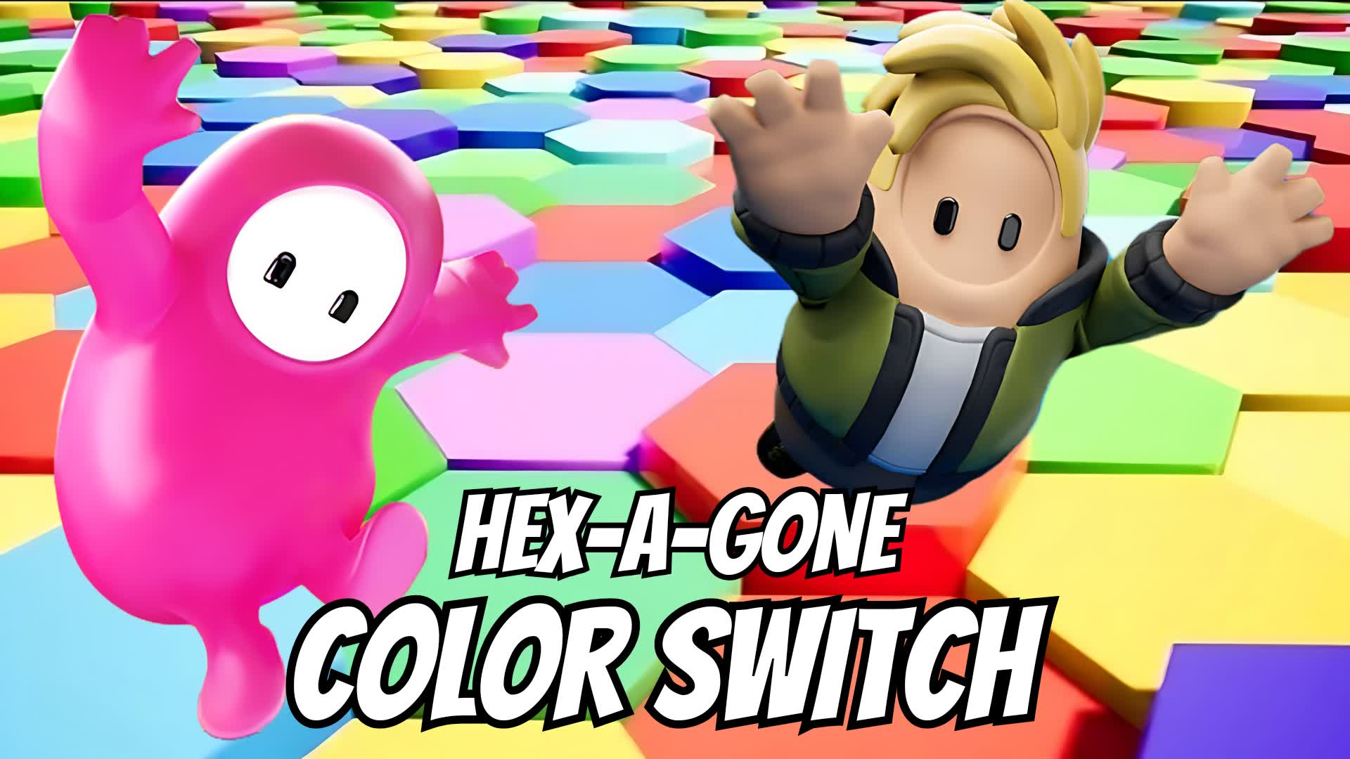 Fall Guys Hexagon Color Switch 🌈 694921233055 by fnw26 Fortnite