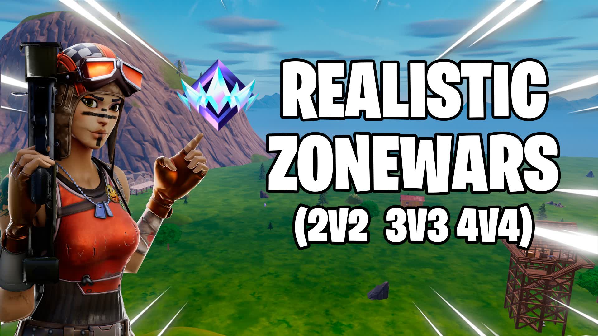 Realistic zone wars 2v2 3v3 4v4 4904 4451 6711 by aguilargg