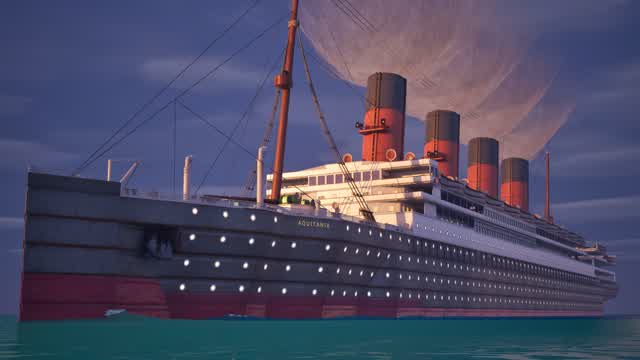 RMS AQUITANIA (1913) - SHOWCASE