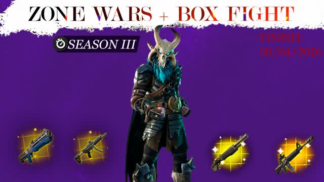 Zone wars + Box fight 1v1