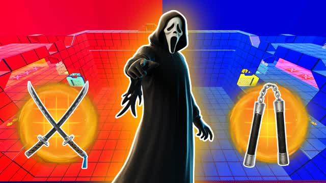 MEGA GHOSTFACE RED VS BLUE đŽđ”