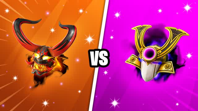 Kilr⭐Red Vs Purple Oni Masks 👹🟣