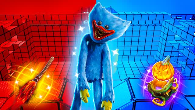 HUGGY WUGGY 👹 RED VS BLUE🔵🔴