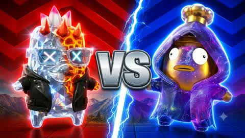 ESQUERDA RED VS BLUE DIREITA RVB UNC