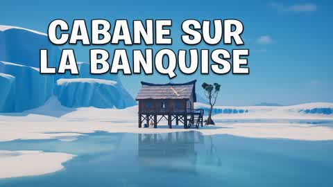 Cabin on the ice floe