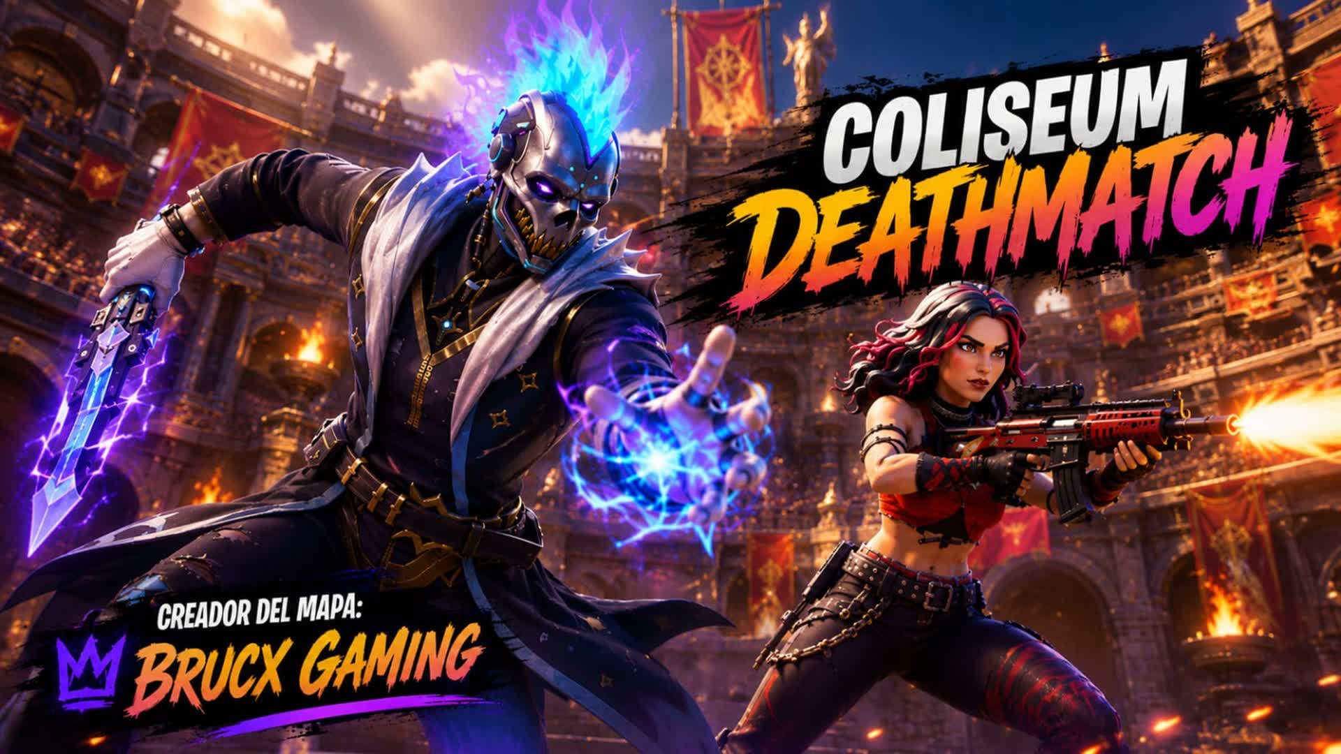Coliseum DeathMatch 7777-5516-9286 by brucxgaming - Fortnite