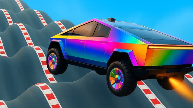 🚗 CAR GAME 🕹️ New TMNT CRAZY RAMP🔥FFA