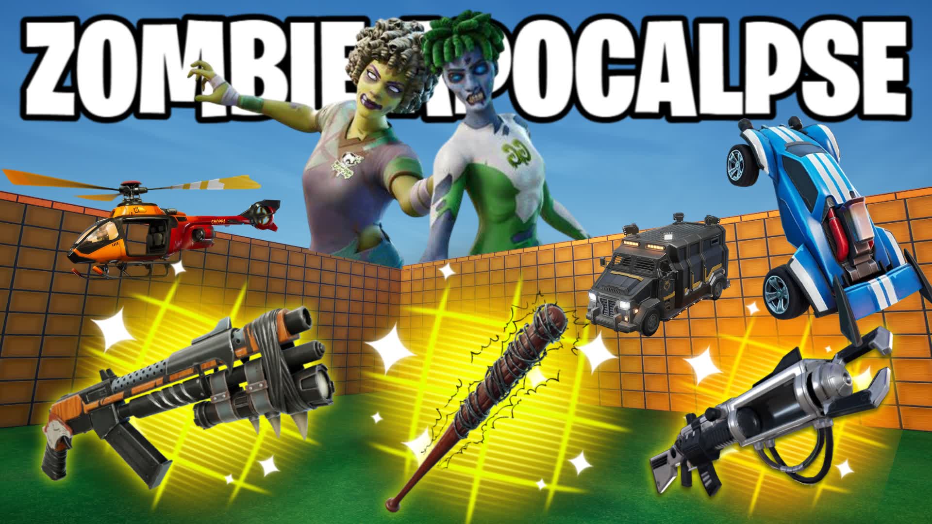 🧟ZOMBIE APOCALPSE - FREE FOR ALL 🧟