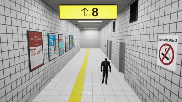 The Exit 8 escape room! ８番出口 エスケープルーム